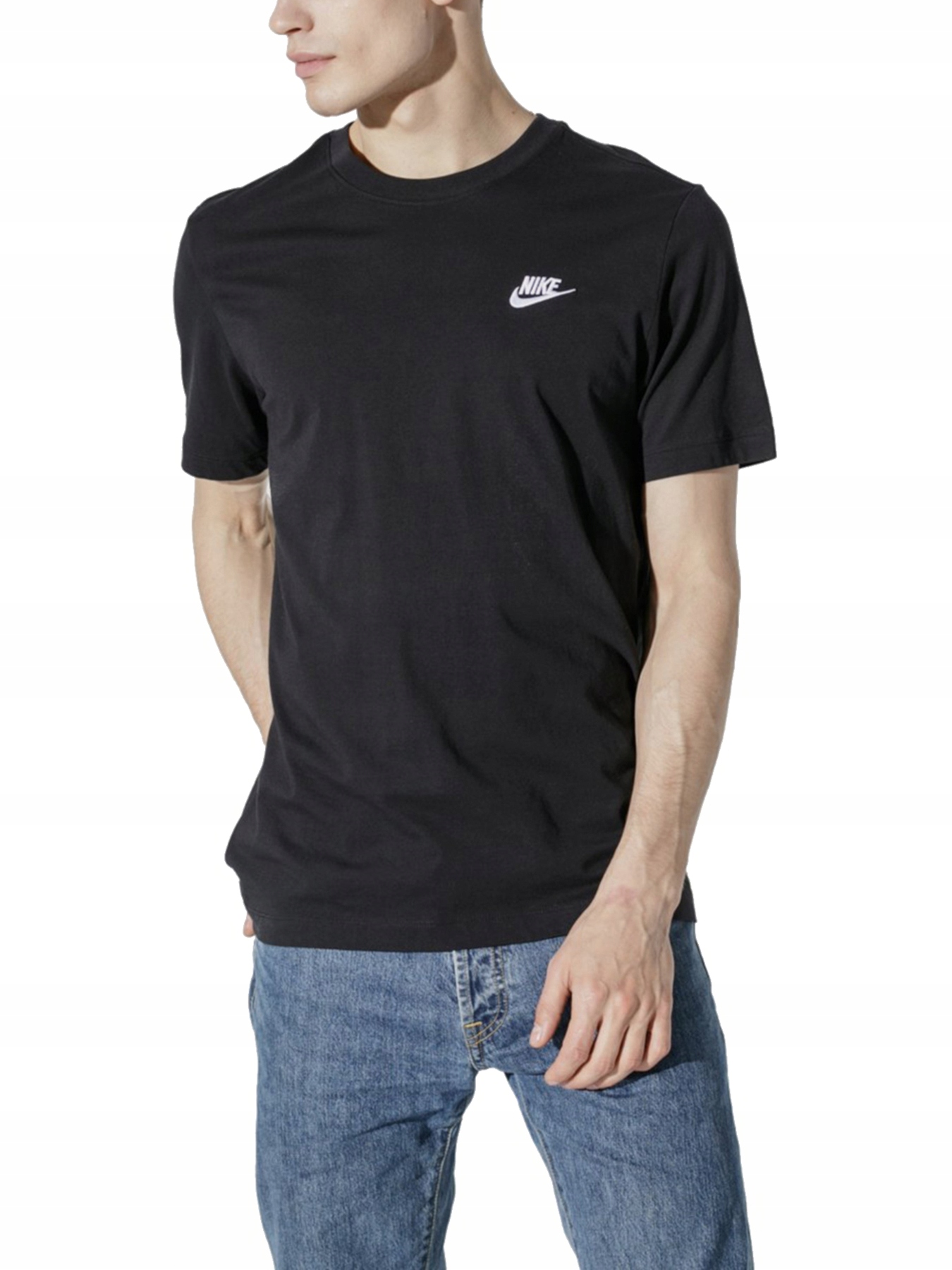 Tričko pánské Nike AR4997-013 bavlněné tričko černé L