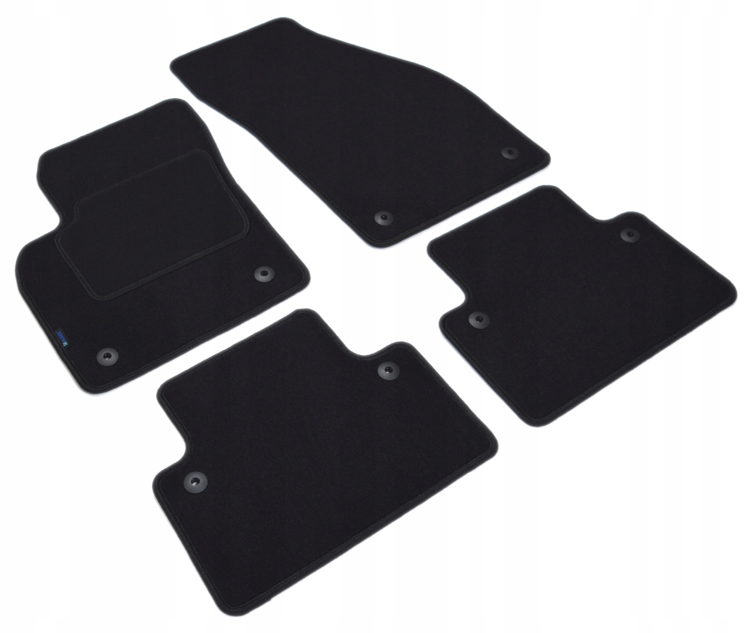 Volvo V50 04-12r. Dywaniki welurowe silver Pc