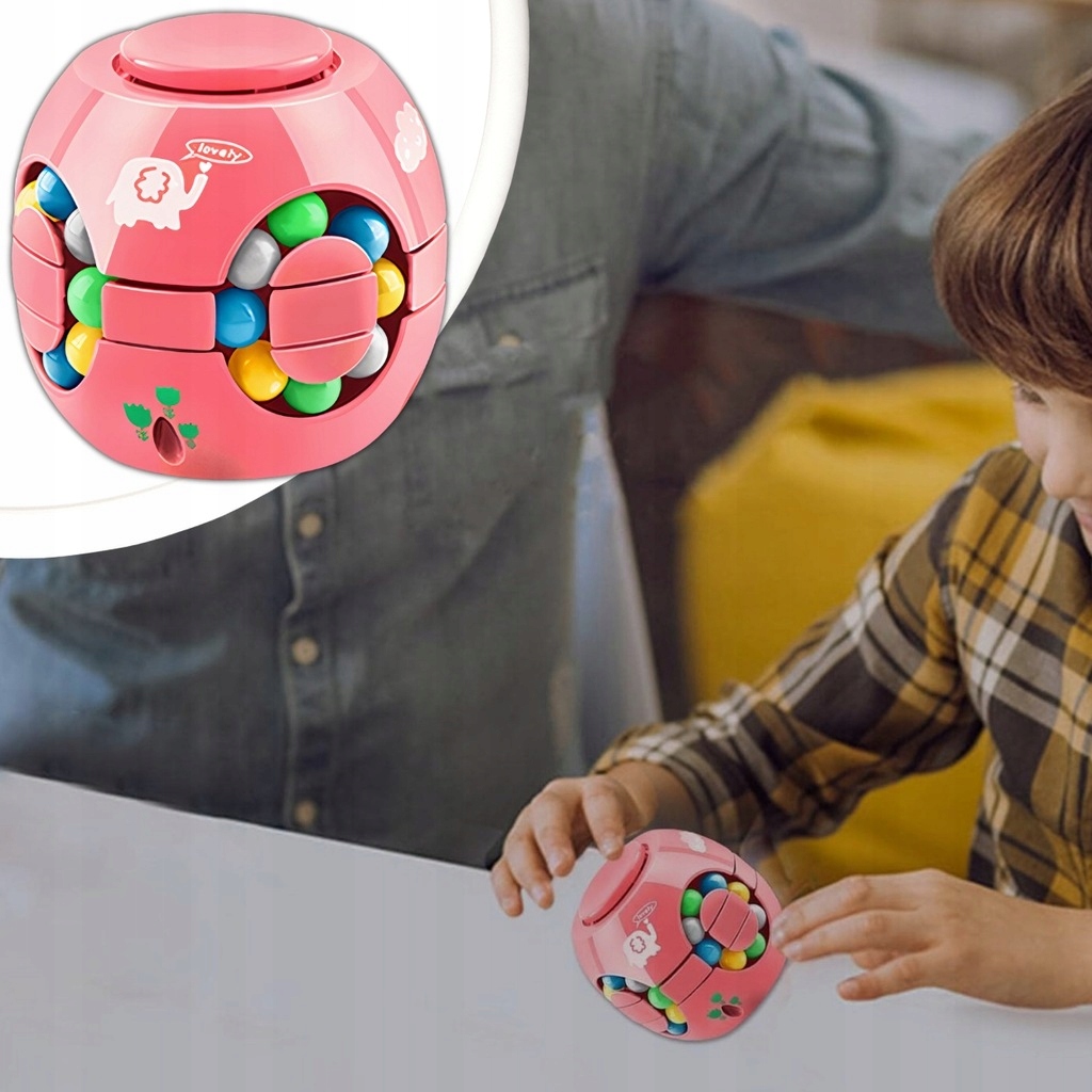 KOCKA PUZZLE KIRAKÓS JÁTÉK MÁGIKUS STRESSZOLDÓ LOGIKAI JÁTÉK RÓZSASZÍN Nem kisfiúk kislányok