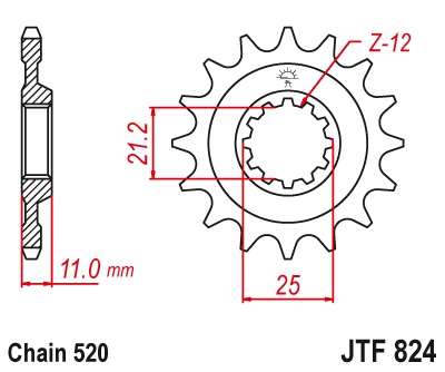 ZESTAW NAPĘDOWY DID MX JT HUSQVARNA 510 SM R 2005 Producent DID