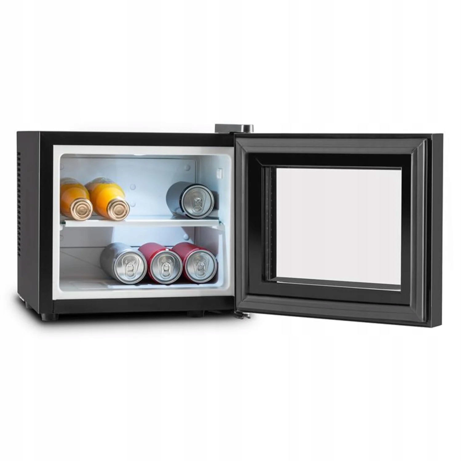 Mała Lodówka Mini Chłodziarka Minibar Klarstein Led 33,4CM 10L Czarna