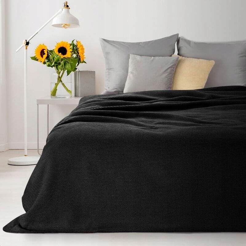 

Koc Eurofirany bawełna 220 x 200 cm czarny