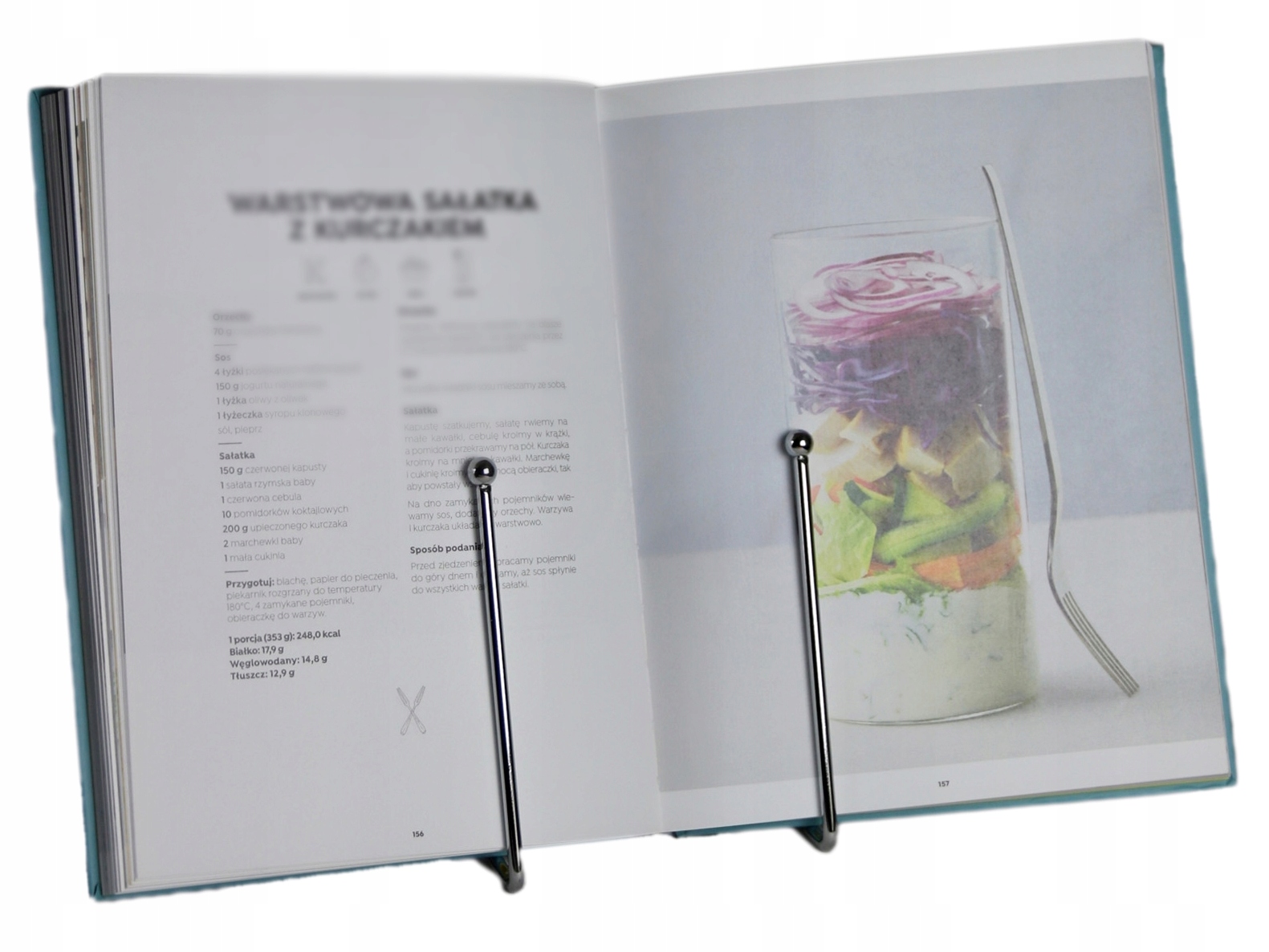 STOJAK pod książkę kucharską PODSTAWKA podpórka EAN (GTIN) 8712442740568