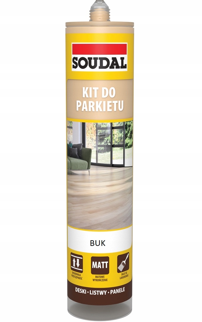 SOUDAL kit do parkietu BUK 280 ml - uszczelniacz