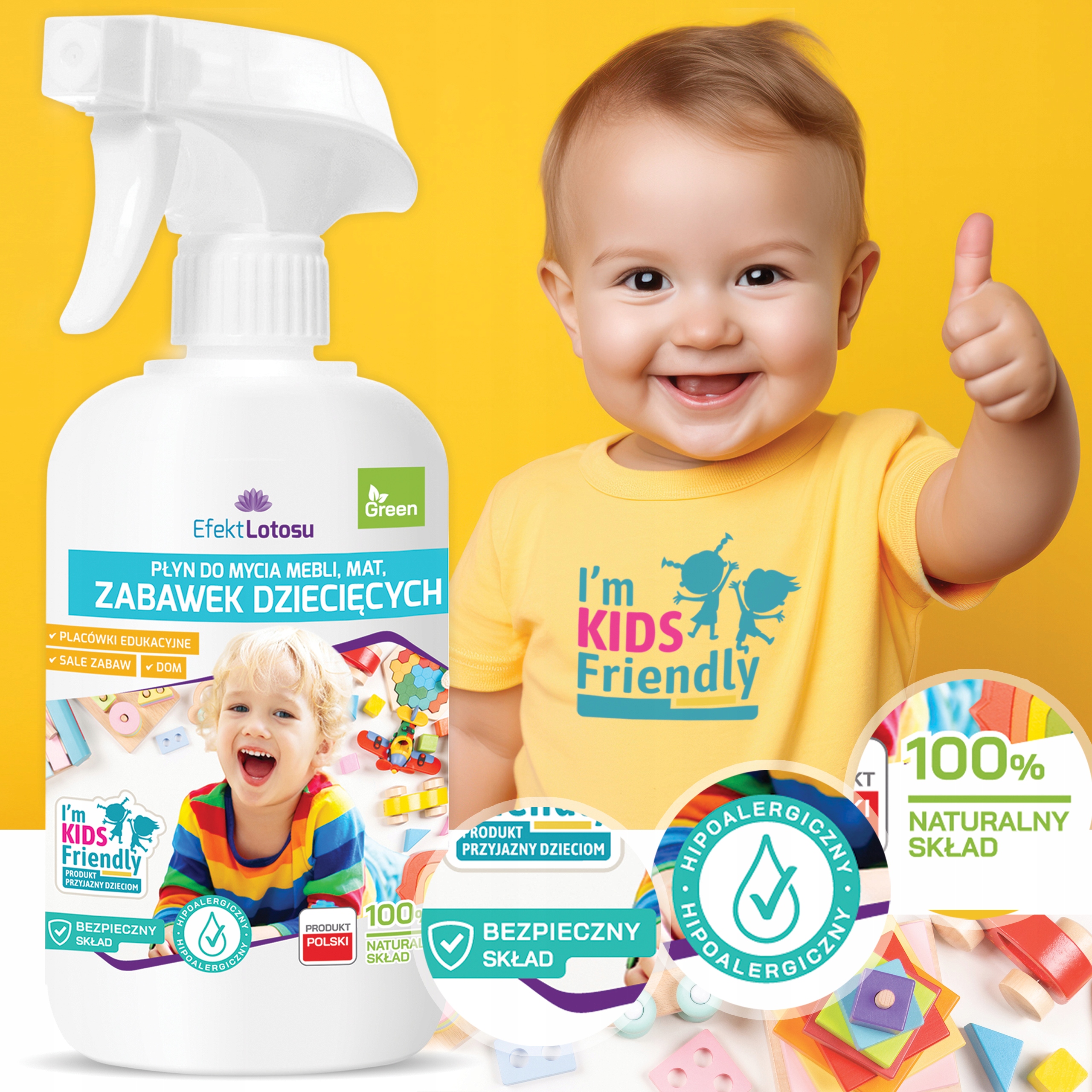 PŁYN DO MYCIA CZYSZCZENIA ZABAWEK MAT DZIECIĘCYCH Marka inna marka