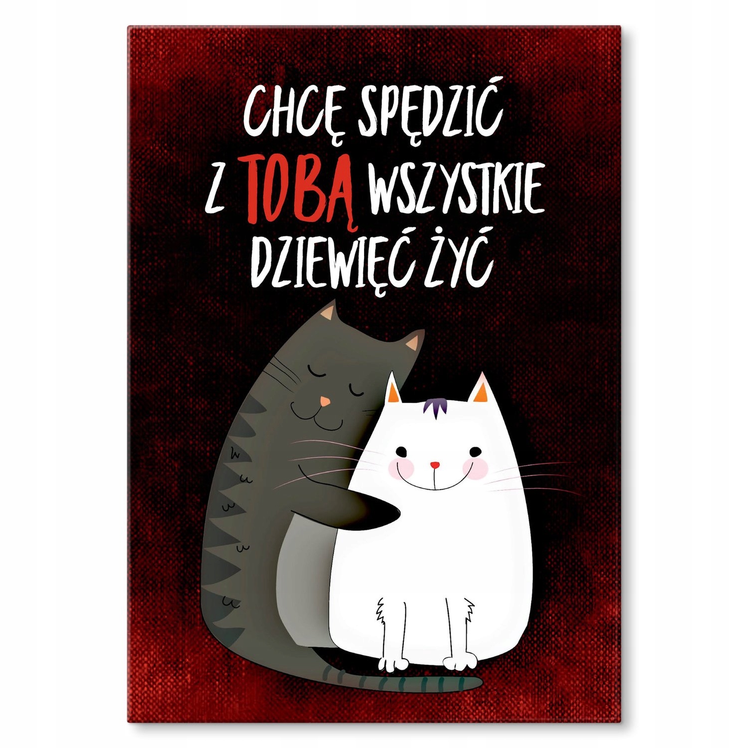 Kovový plakát Strávit s vámi život Dárek 42 x 59 cm