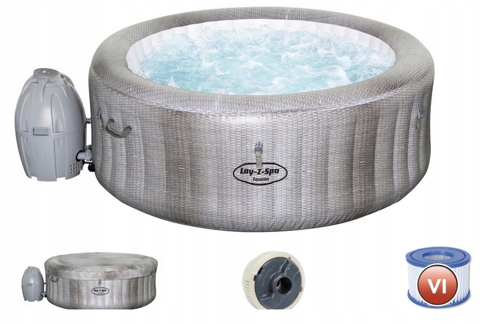 BASEN Jacuzzi pompowane Cancun Lay-Z-Spa Bestway Liczba miejsc 4