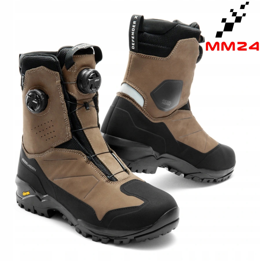 Motocyklová Obuv Rebelhorn Defender-x Turistická Kožená Systém Atop veľ.43