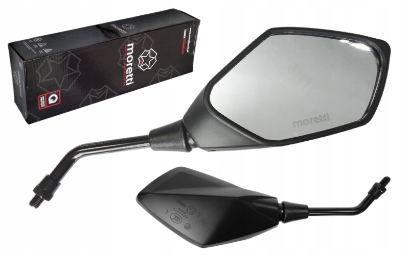 

Lusterka motocyklowe R+r 10MM z homologacją