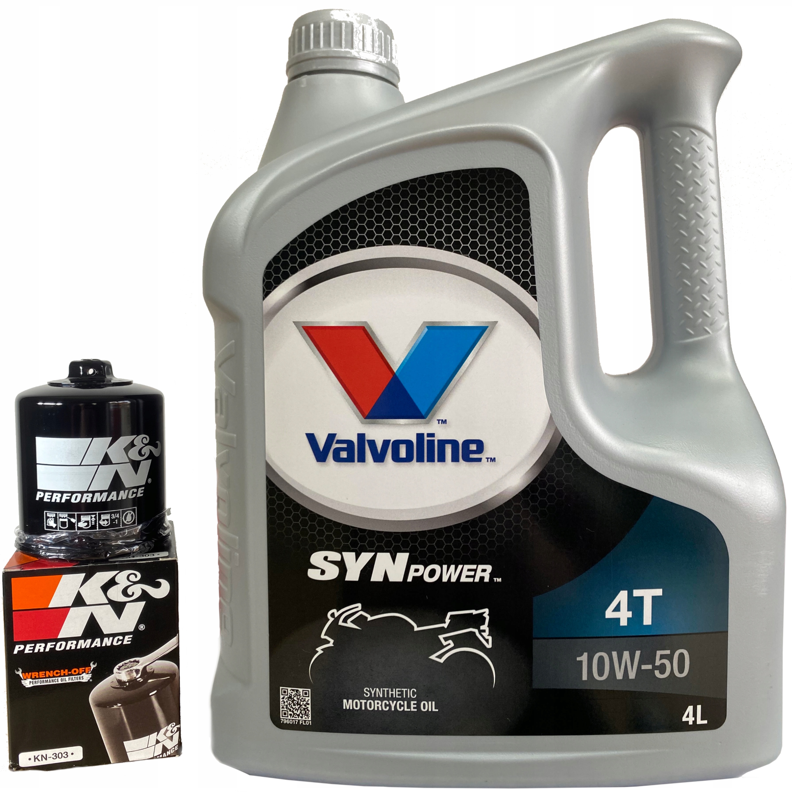 

Olej Valvoline Synpower 10W50 4L Filtr K&n