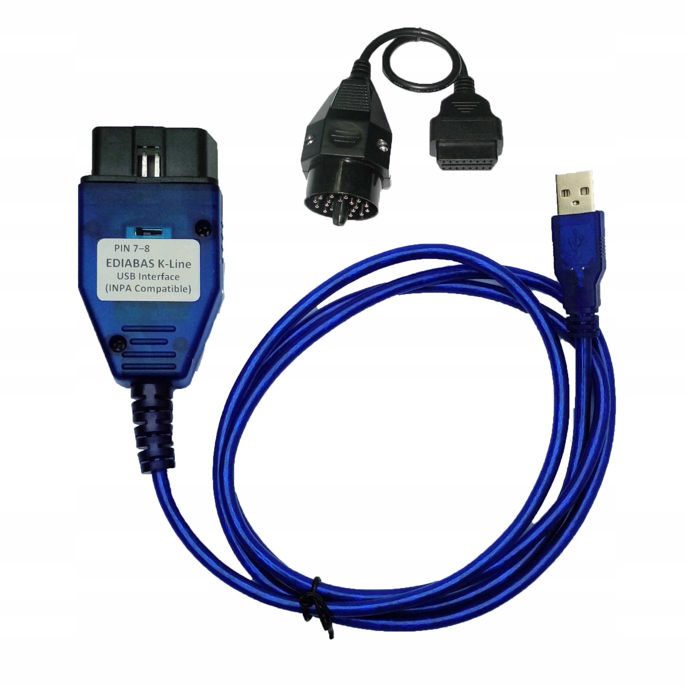 Zestaw INTERFEJS K-Line do BMW INPA +ADAPTER 20pin Kod producenta interfejs ftdi + adapter 20-pin