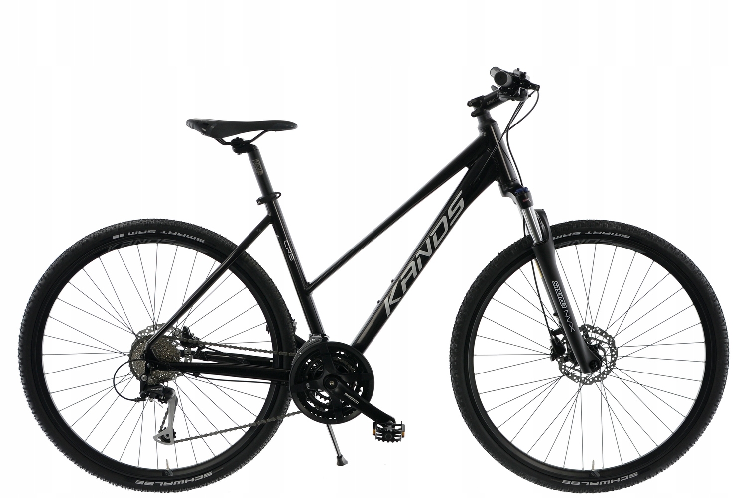 Rower Crossowy 28 Kands Crs 1200 ciemno-bordowy połysk R19 wzrost 167-187cm