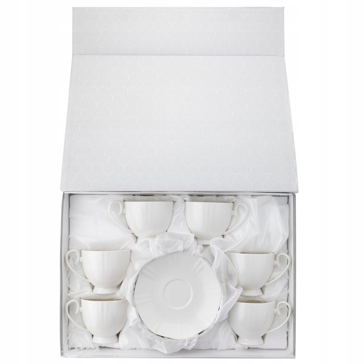 FILIŻANKI PORCELANOWE ZE SPODKAMI GAMMA 330ml/6szt Pojemność 330 ml