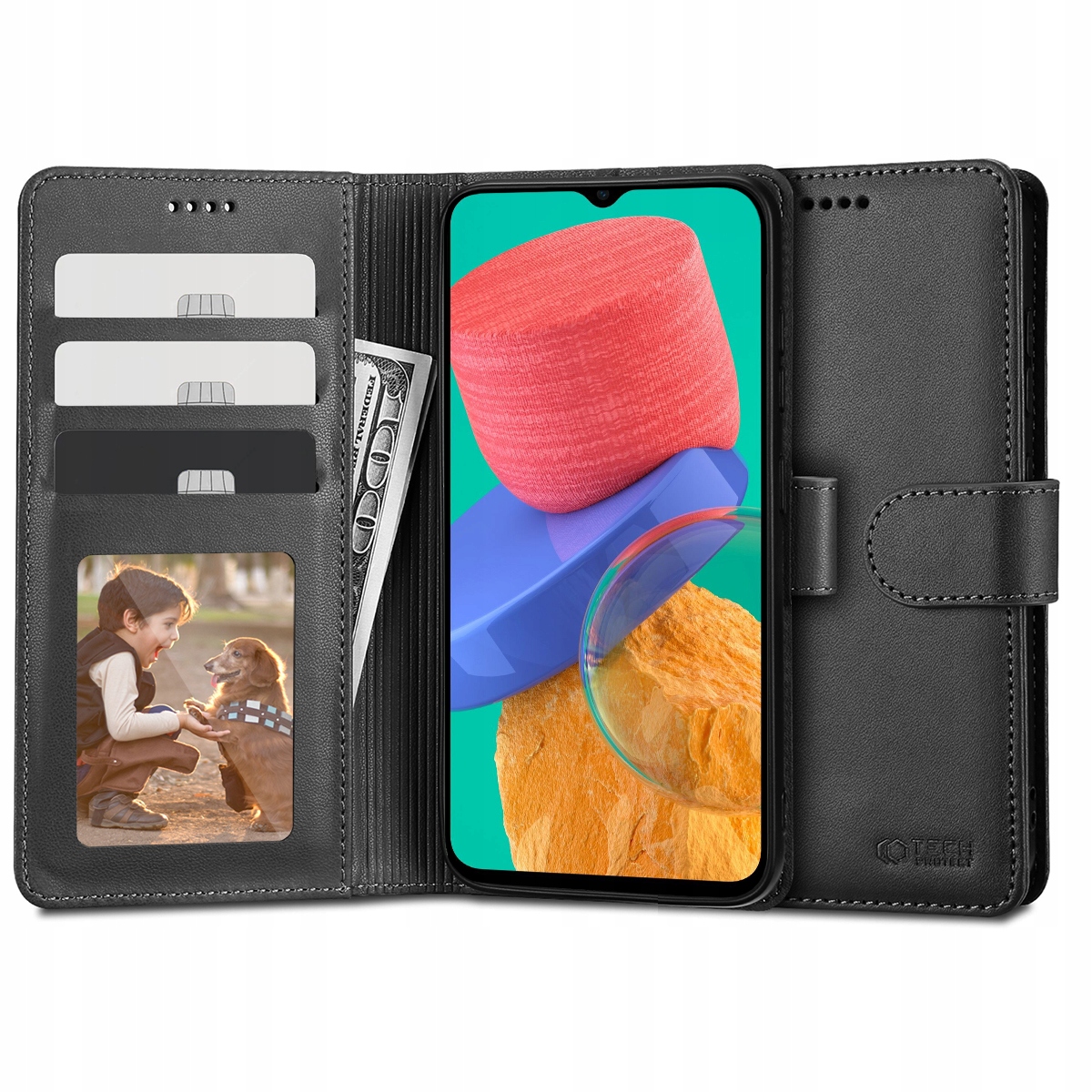 

Wallet Etui Case Skórzane Portfel Na Galaxy M33 5G