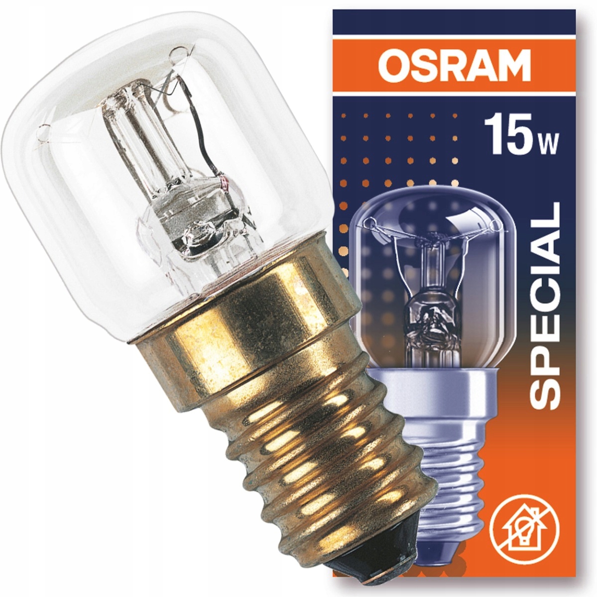 Żarówka E14 15W do Piekarnika OSRAM