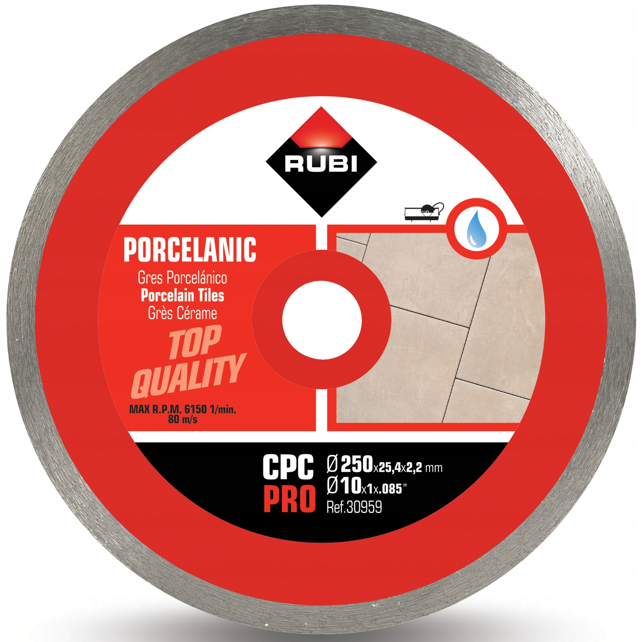 

Tarcza Diamentowa Do Gresu Cpc 250 Pro Rubi