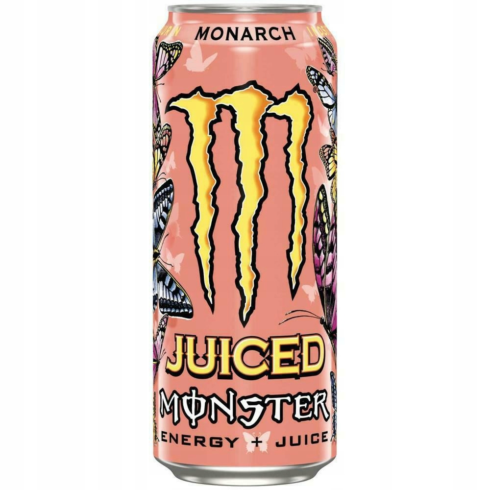 12 Sztuk Monster Juiced Monarch 0,5L Napój Energetyk Puszka