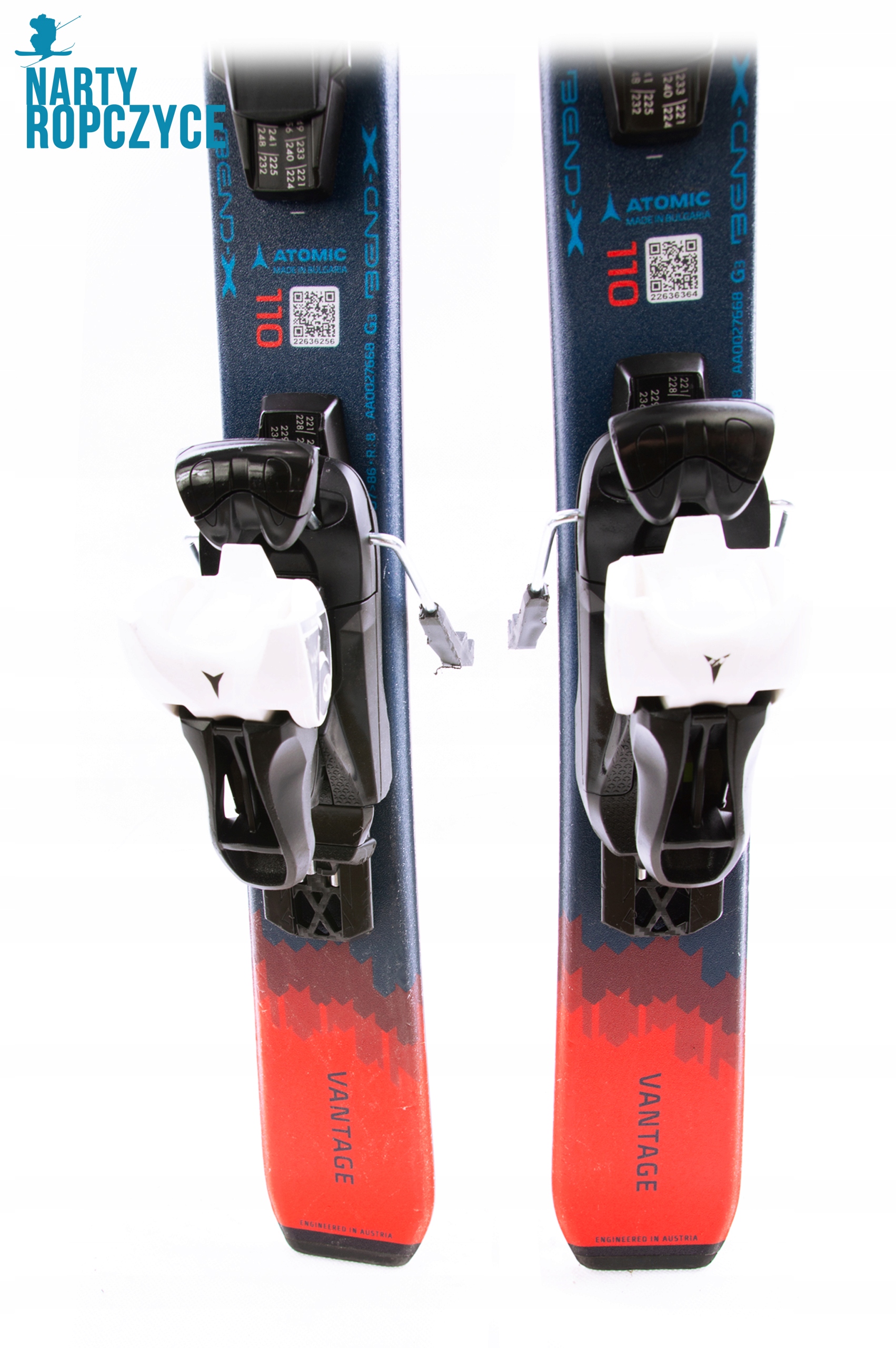 Narty 110 JR ATOMIC VANTAGE V33 db STAN SERWIS! DZIECIĘCE Długość nart 110 cm