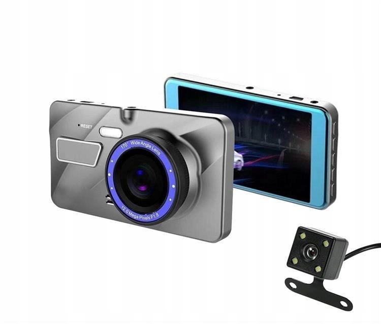 KAMERA DO SAMOCHODU REJESTRATOR JAZDY PRZOD TYL