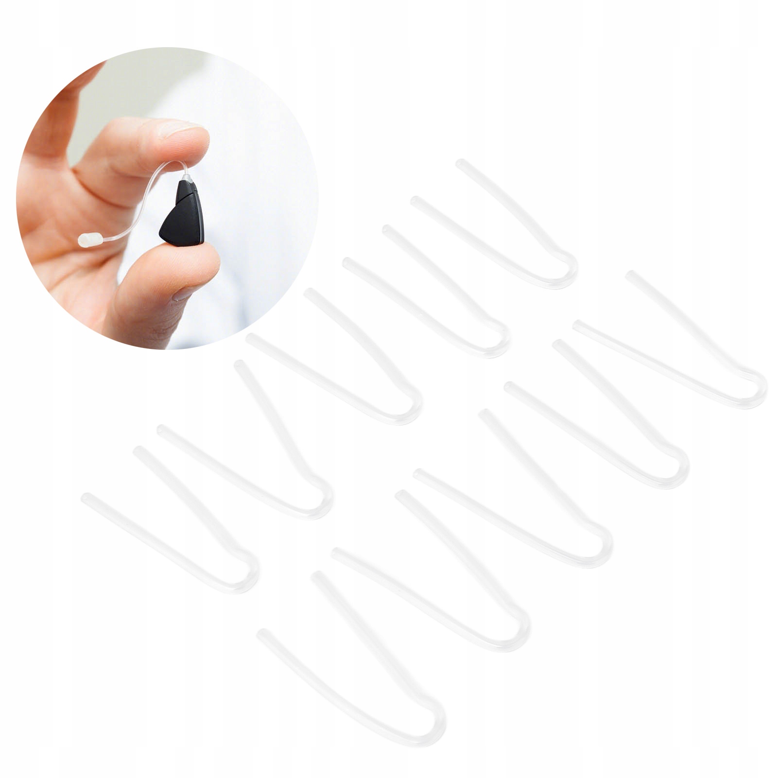 10 Szt.dźwiękowód Rurka Do Aparatu Słuchowego R Typ