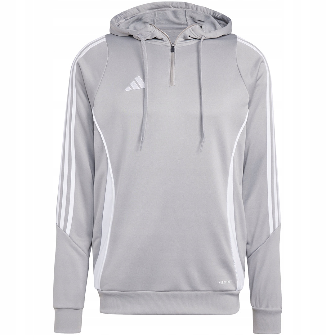 Pánská mikina adidas Tiro 24 Training Hooded šedá IR7551 Vel. XL
