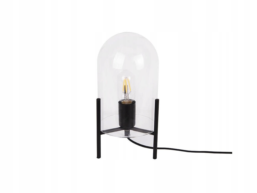 Stolní lampa se skleněným stínítkem Bell, Ø 16 cm