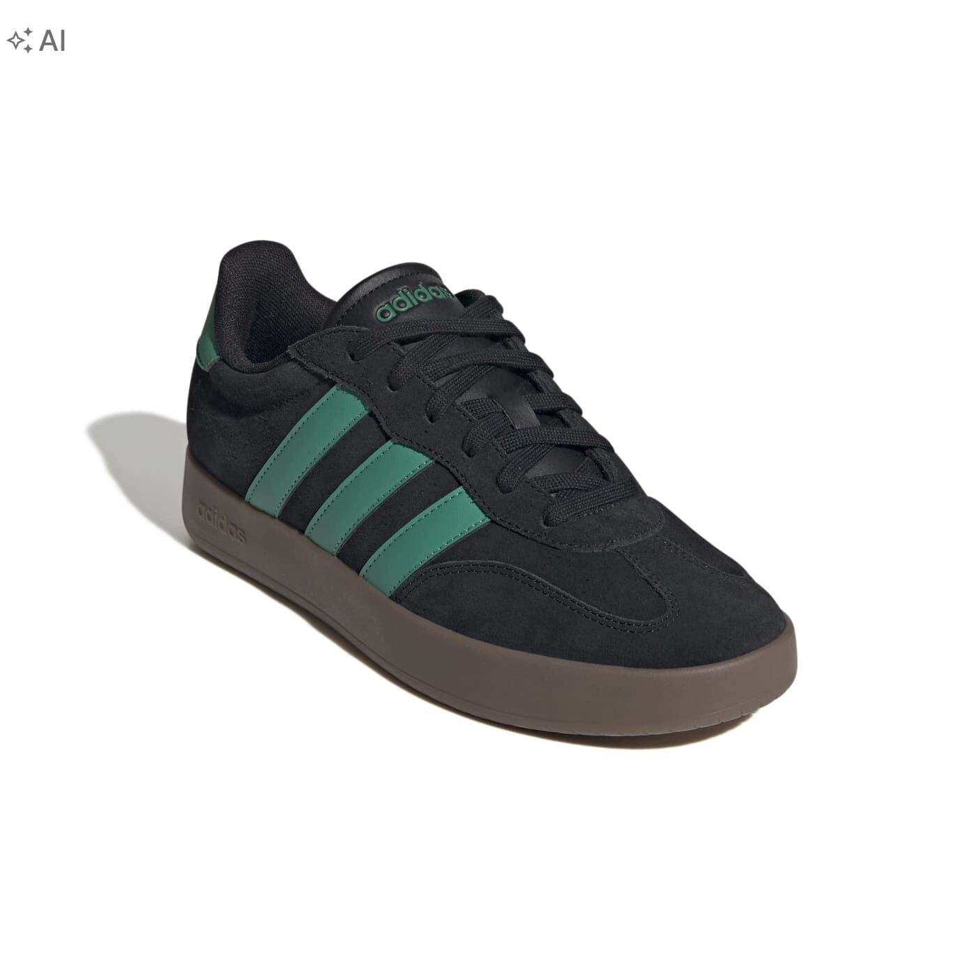 Adidas Barreda Černé Sportovní Tenisky Se Zelenými Pruhy 44 6PA