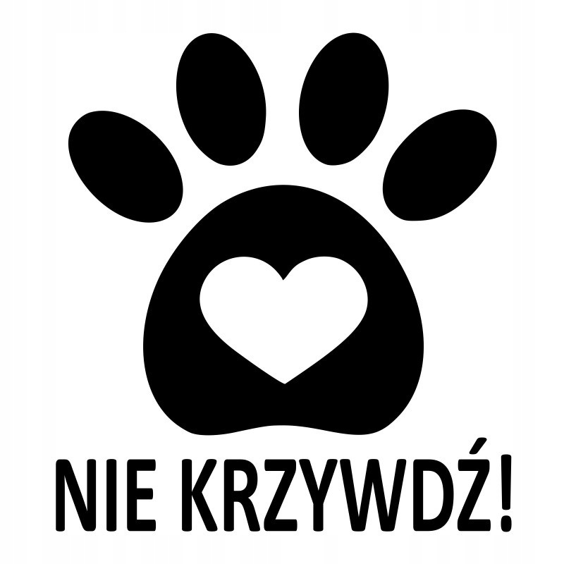 

Naklejka Na Samochód Nie Krzywdź 10cm