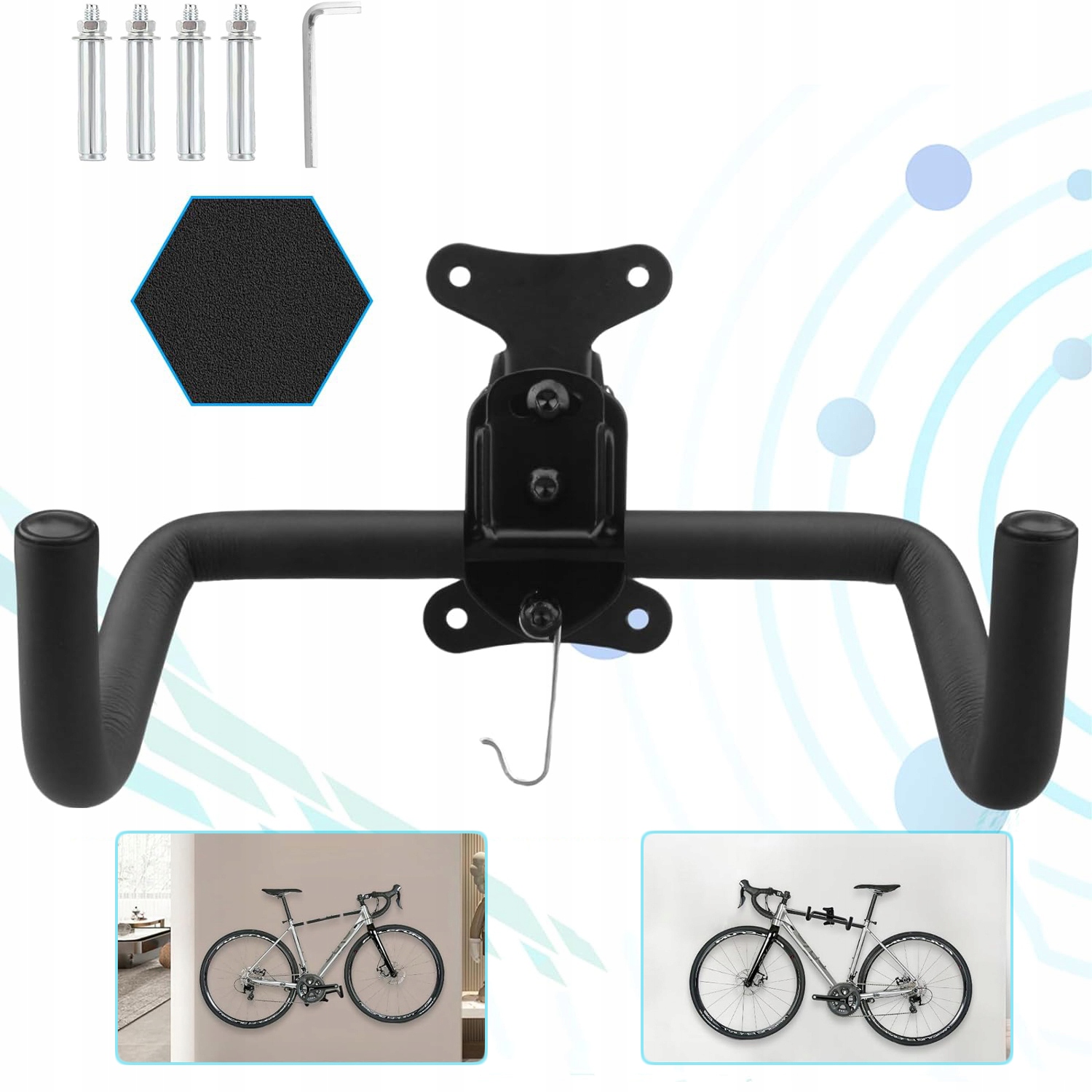 Stojak Rowerowy, Wieszak Ściana Uchwyt Hak Do Rowerów, Uchwyt Rowerowy