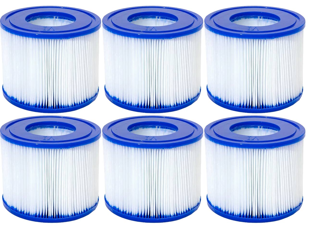 6 x Filtr Do Basenu Jacuzzi Lay-z Bestway Wkłady Filtrujące 60311
