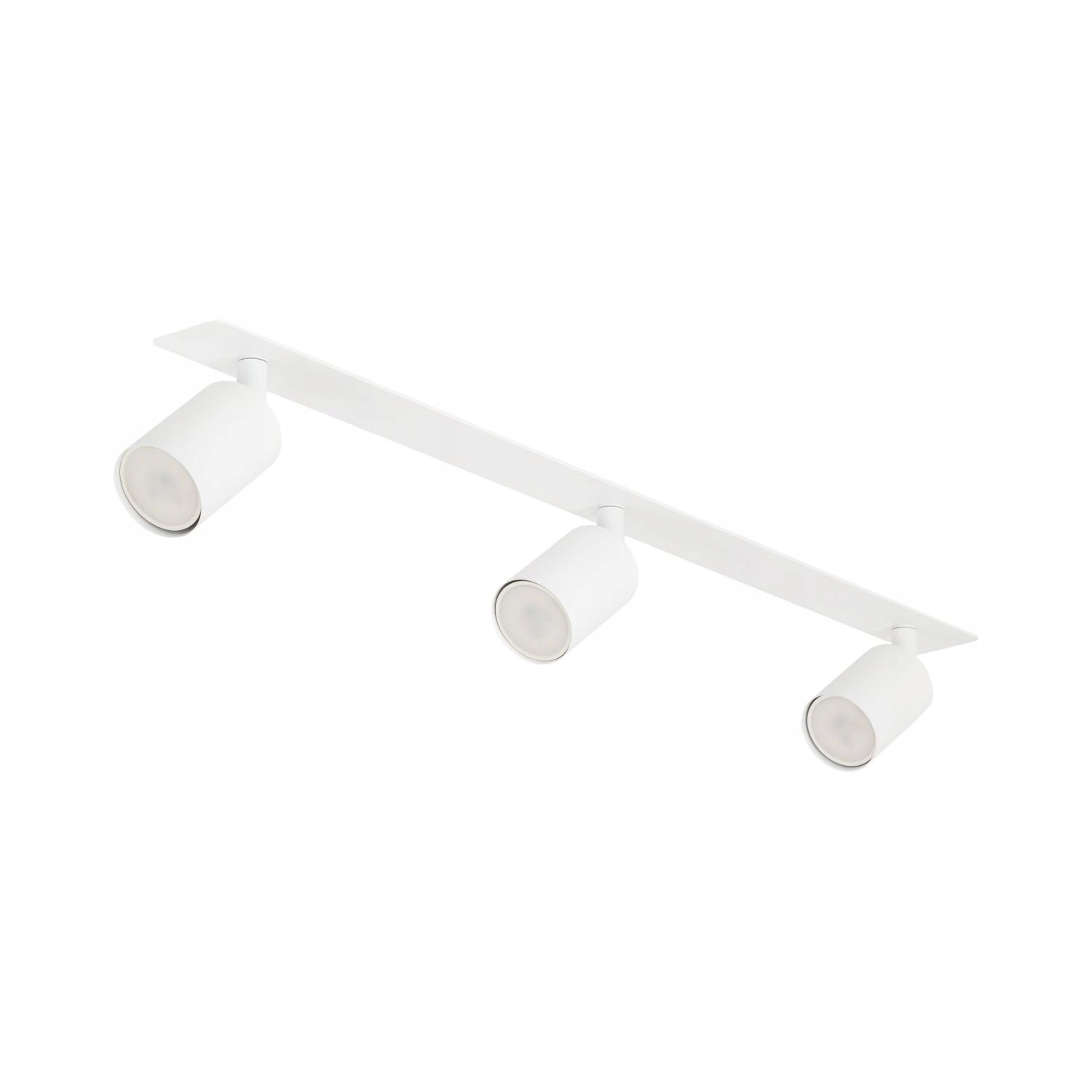 Bílá trojitá spotová reflektorová lampa pod omítku, zápustná trubka pro GU10