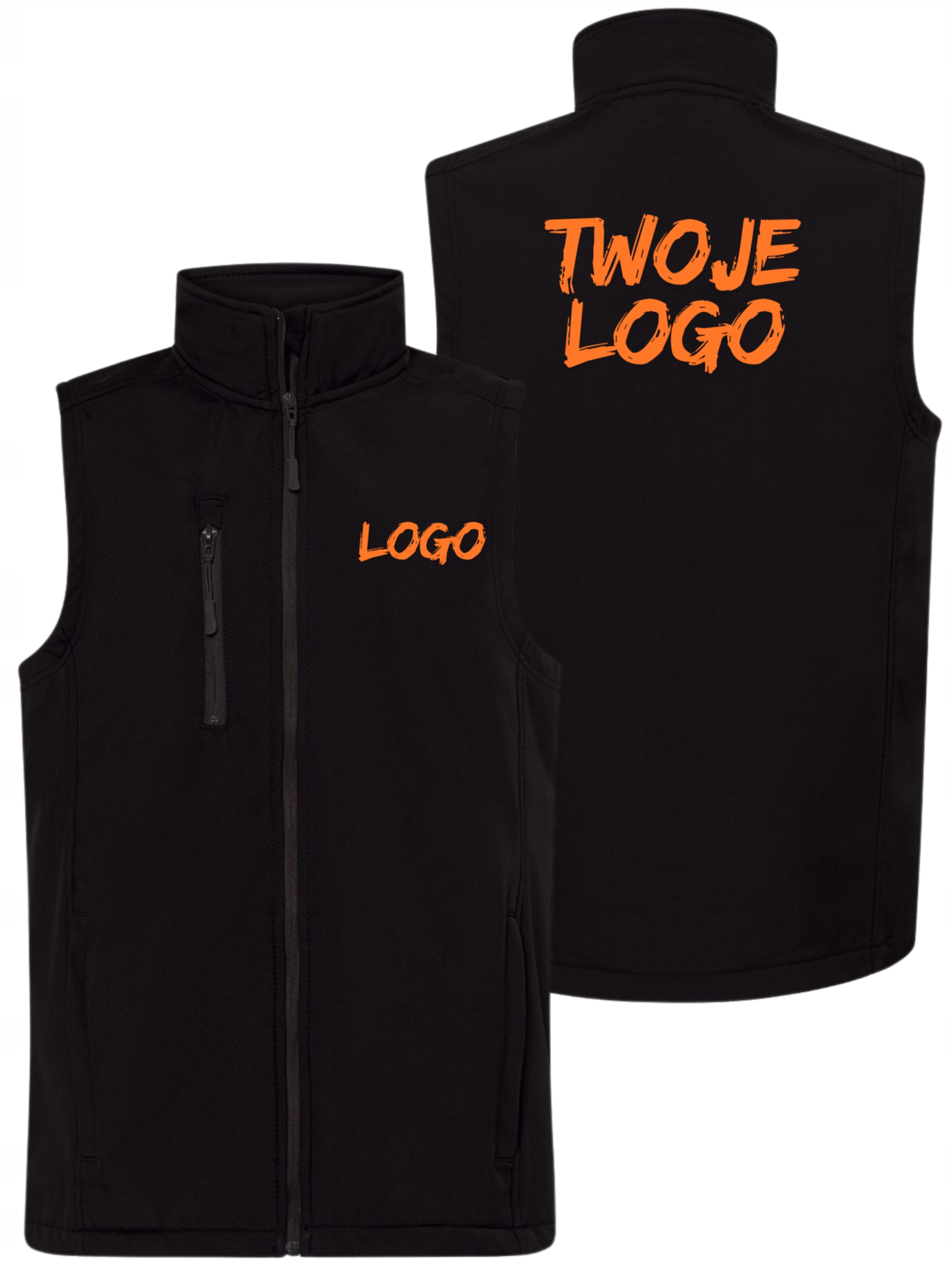 Softshellová vesta Vaše Logo/název Firmy Reklama