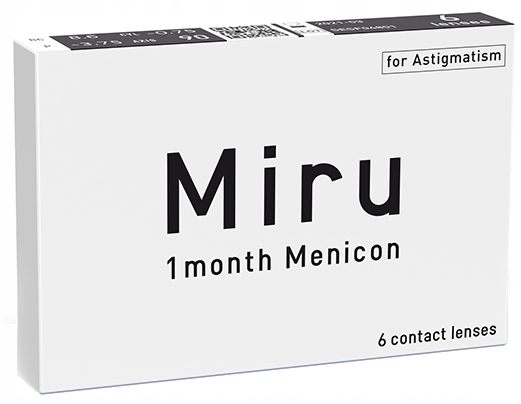 

Soczewki Miru 1 Month Menicon For Astigmatism 6szt