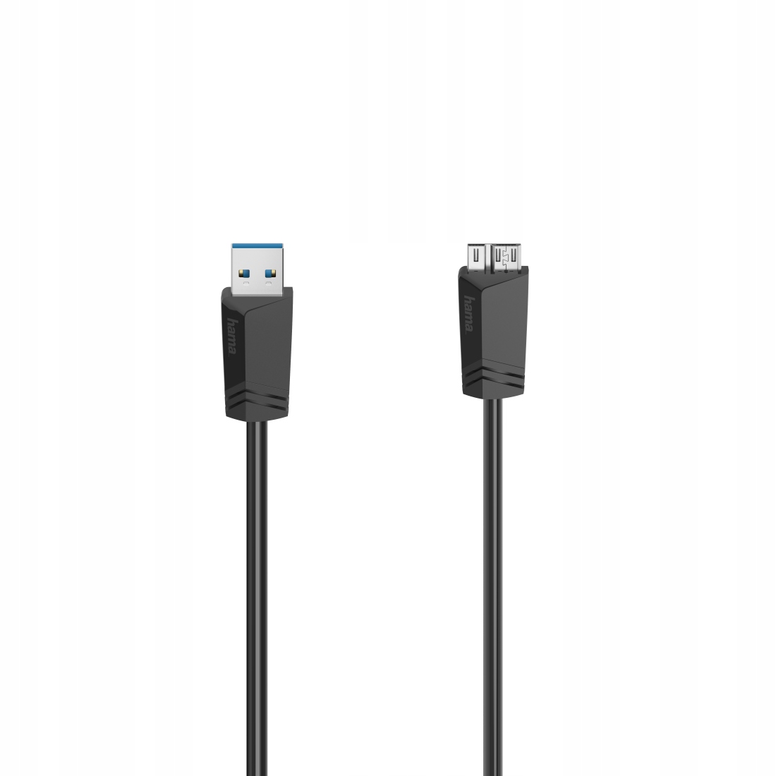 Hama 00200626 kabel USB 0,75 m Micro-USB A USB A Czarny