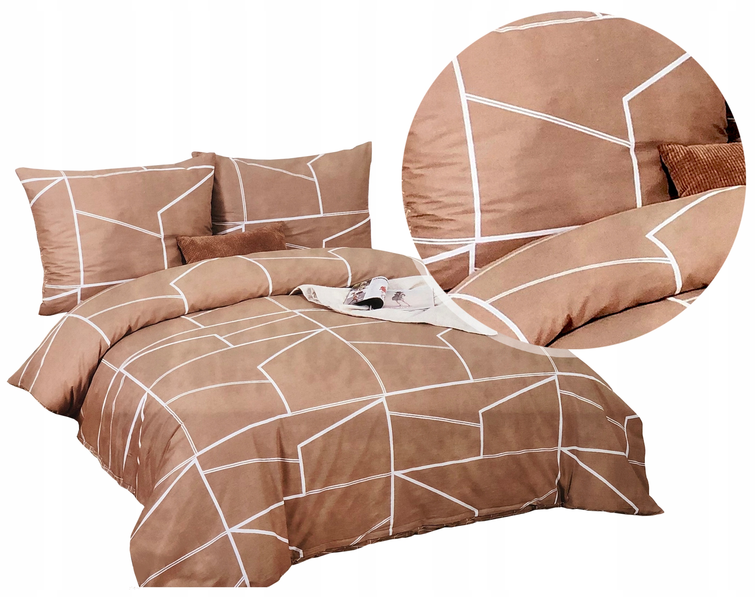 Pościel 200x220 Elway 100% Bawełna Komplet Pościeli Satynowej Nowe