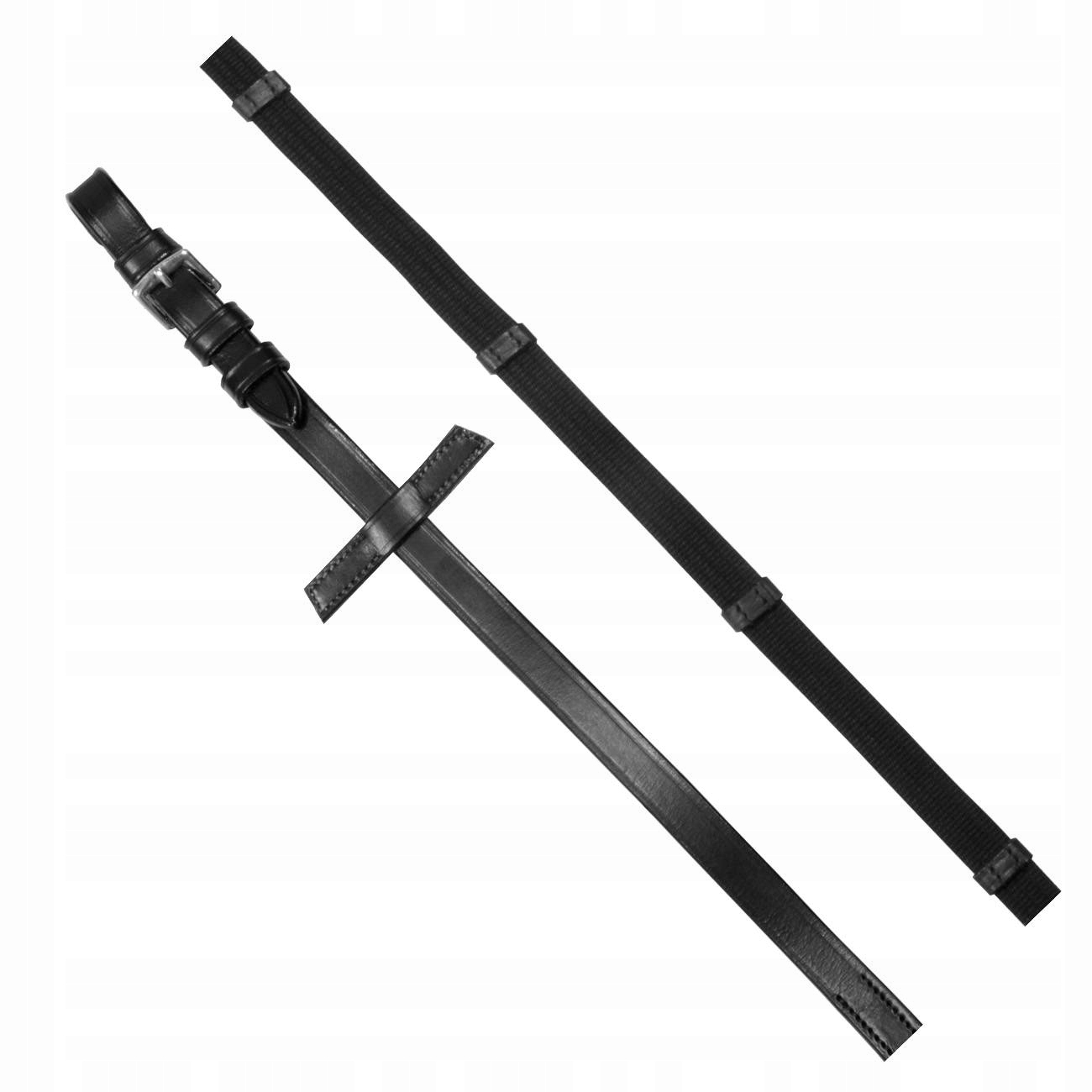 Wodze York skórzano-parciane FULL