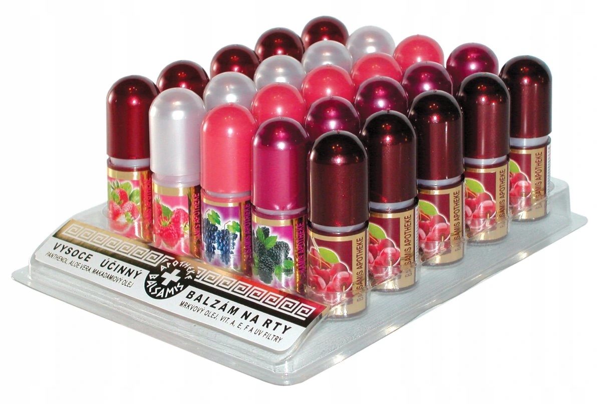 Balsamis Balzám na rty ovocný set 25 ks