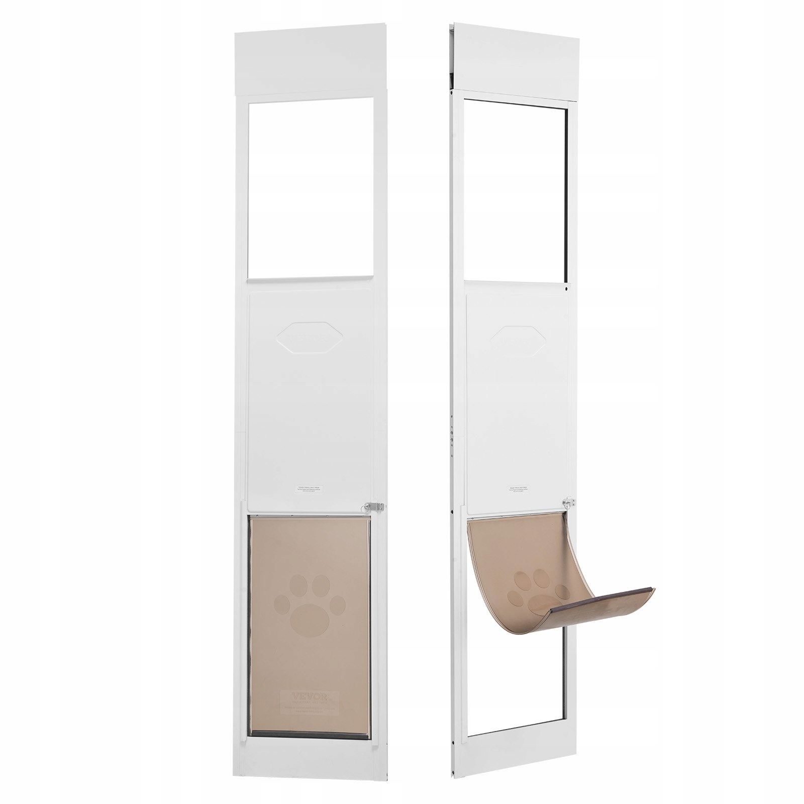 Levně Dvířka pro psy pro posuvné dveře Hliníková regulace výšky XL