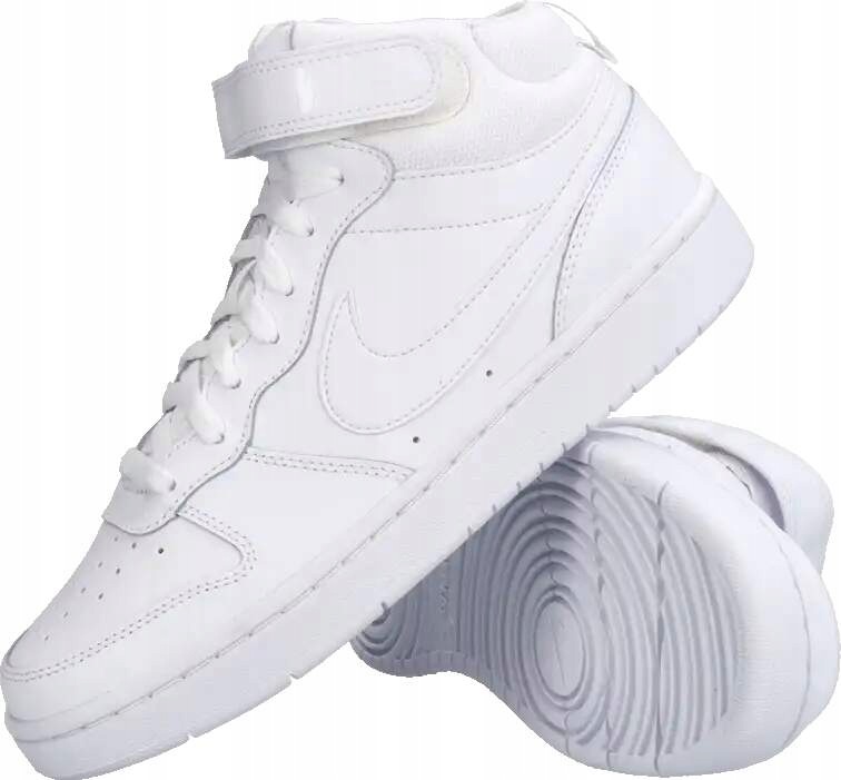 Dětská lifestylová obuv Nike Court Borough Mid 2 bílá