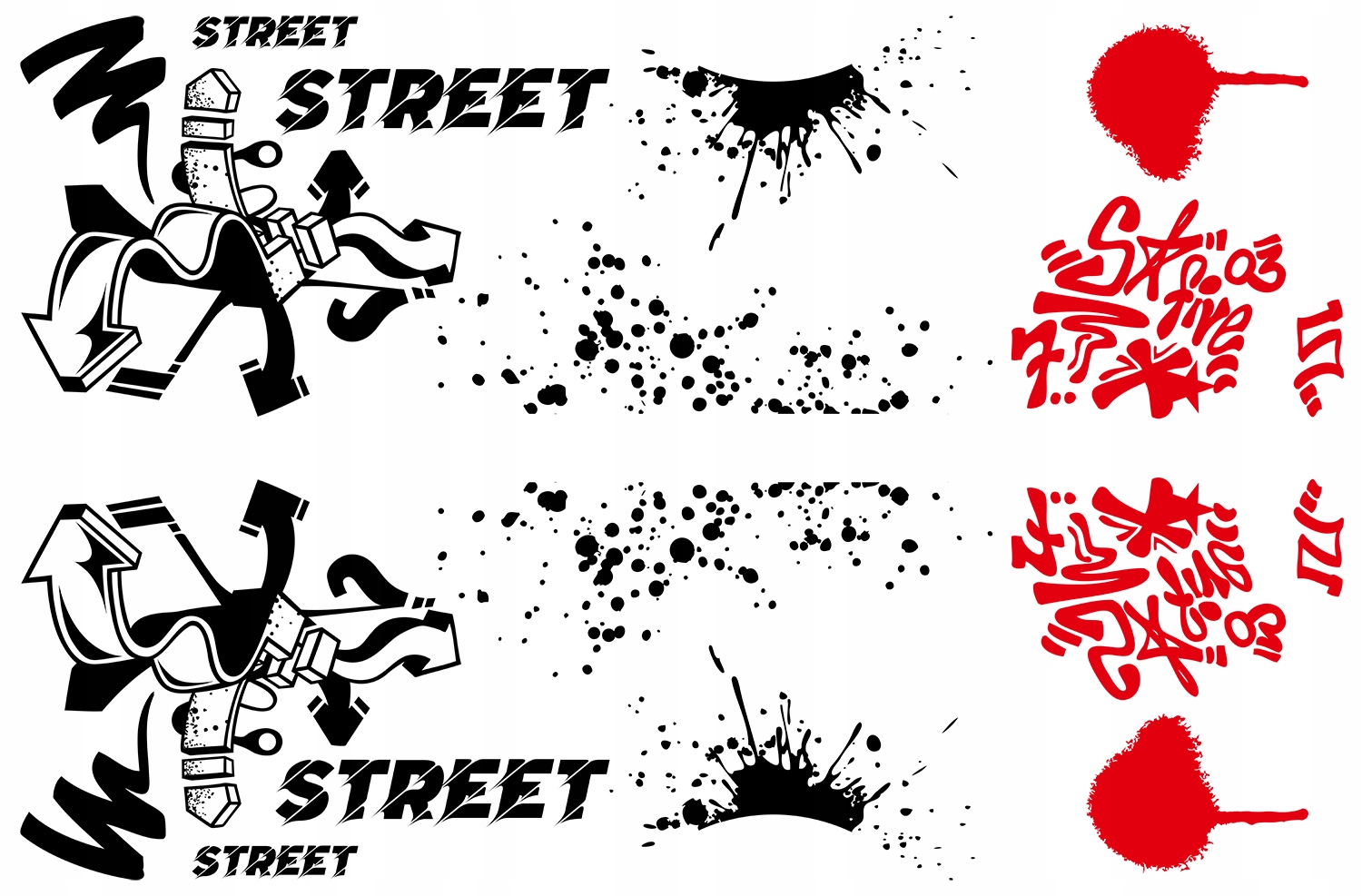 NAKLEJKI na Auto MOTYW ULICA STREET 90x600cm Producent code MG1104