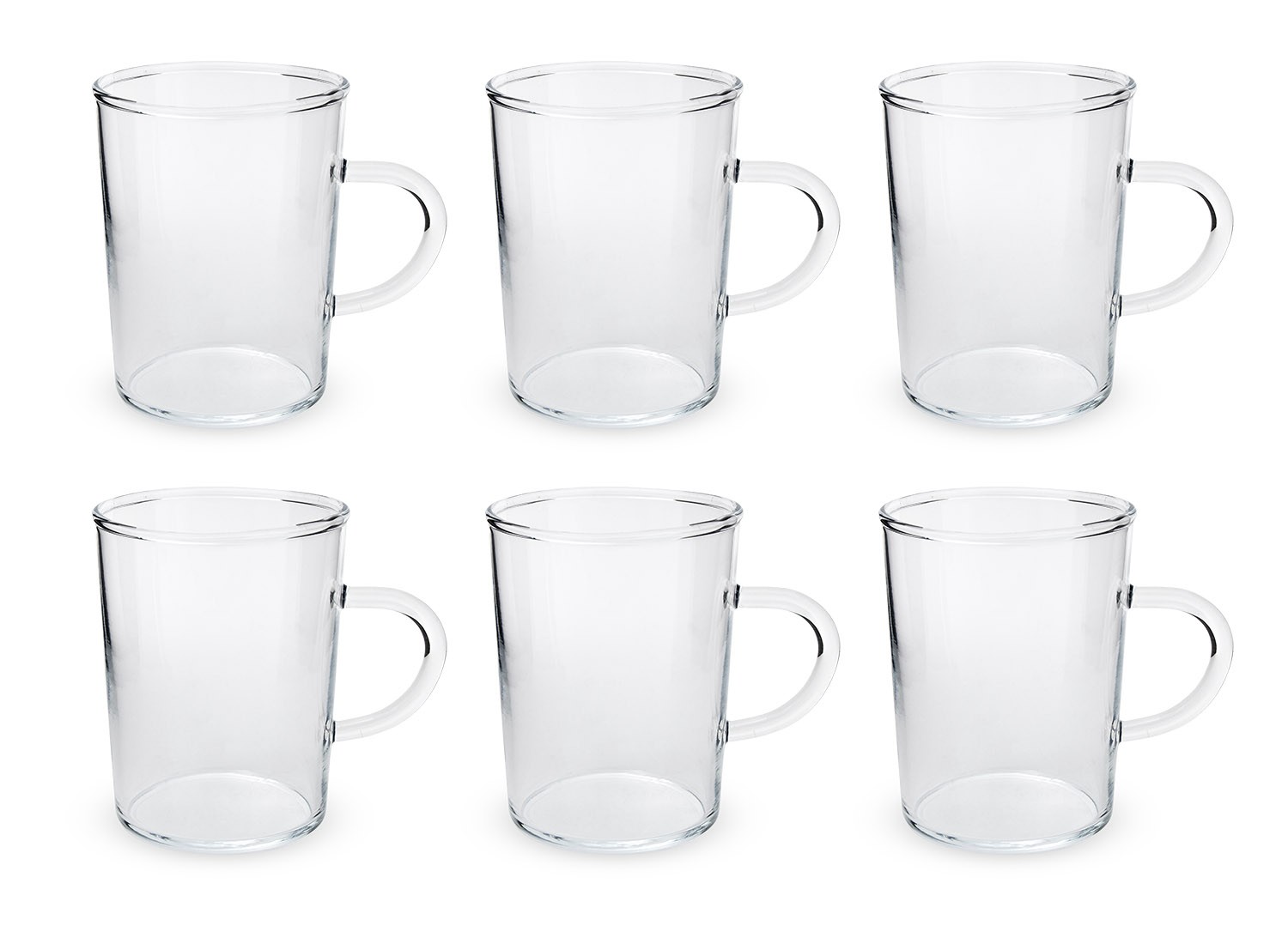 

Szklanka żaroodporna zestaw 6szt Stożek 220ml