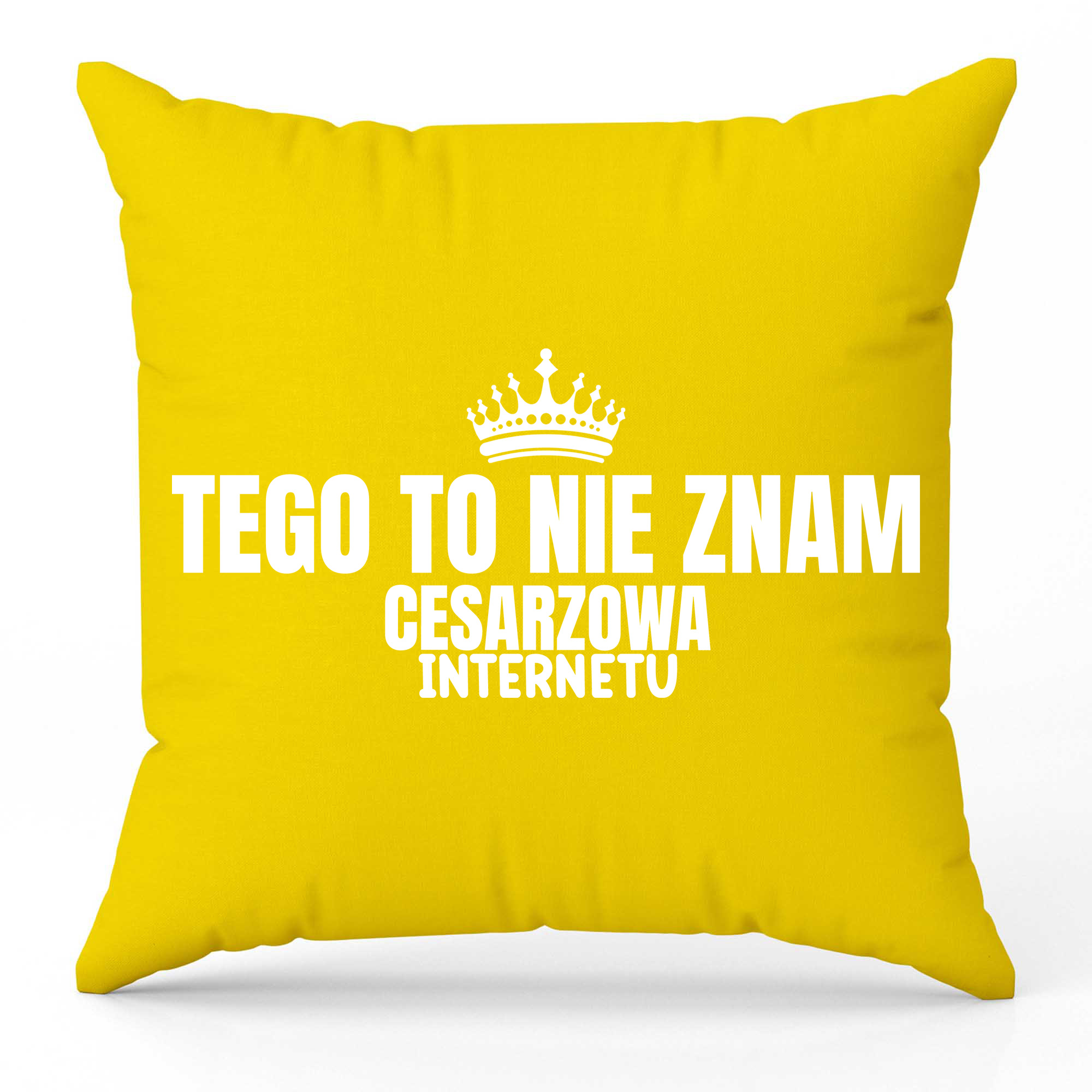 Poduszka Cesarzowa Internetu Czosnek 40x40 cm różne kolory Marka bez marki