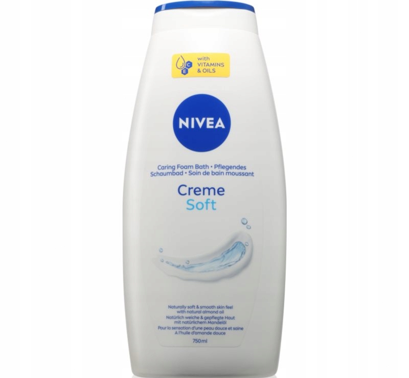 Nivea Creme Soft Płyn do Kąpieli 750 ml — 2