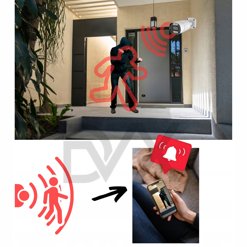 KAMERA ZEWNĘTRZNA WODOODPORNA IP66 TUBOWA IP PoE 8MPX HQ ZOOM PL Technologia IP