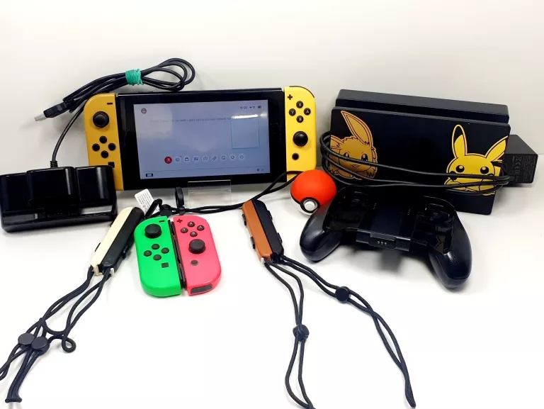 Nintendo Switch Pikachu Edition 本体 Nintendo Switch Pokemon Lets Go Pikachu w Konsole Nintendo
