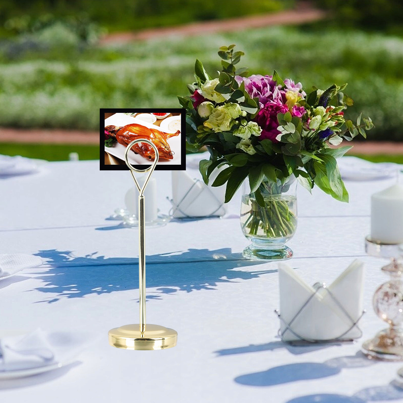 UCHWYT NA KARTĘ MIEJSCA WYŚWIETLACZ NUMERU STOŁU WESELNEGO Kod producenta 11749907