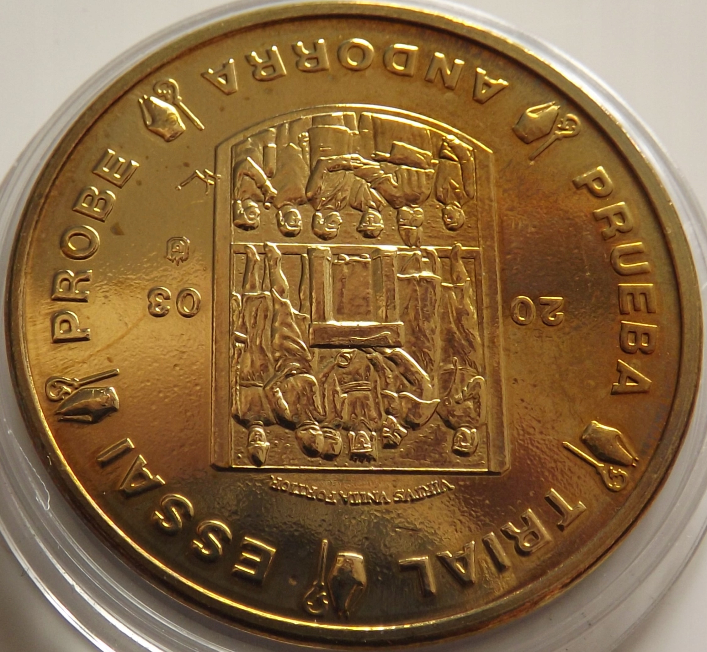 Andora 20 Euro cent Próba 2003 SPECIMEN st. UNC-