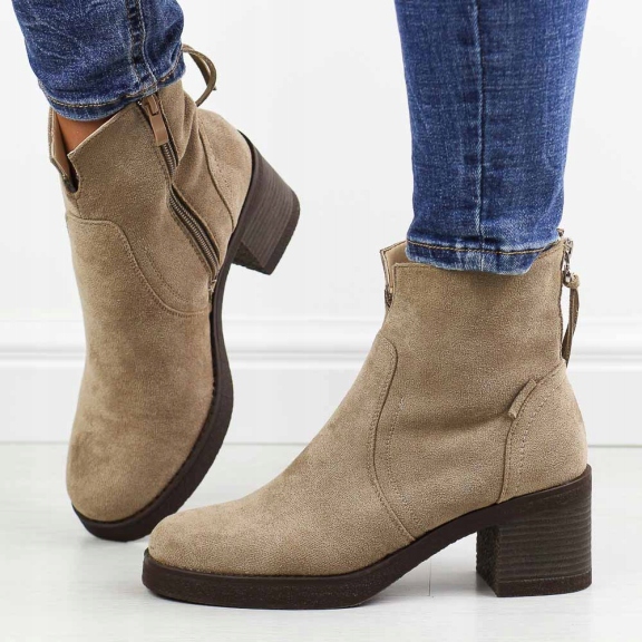 M.Daszyński dámské kotníkové boty béžová kostka velikost 41