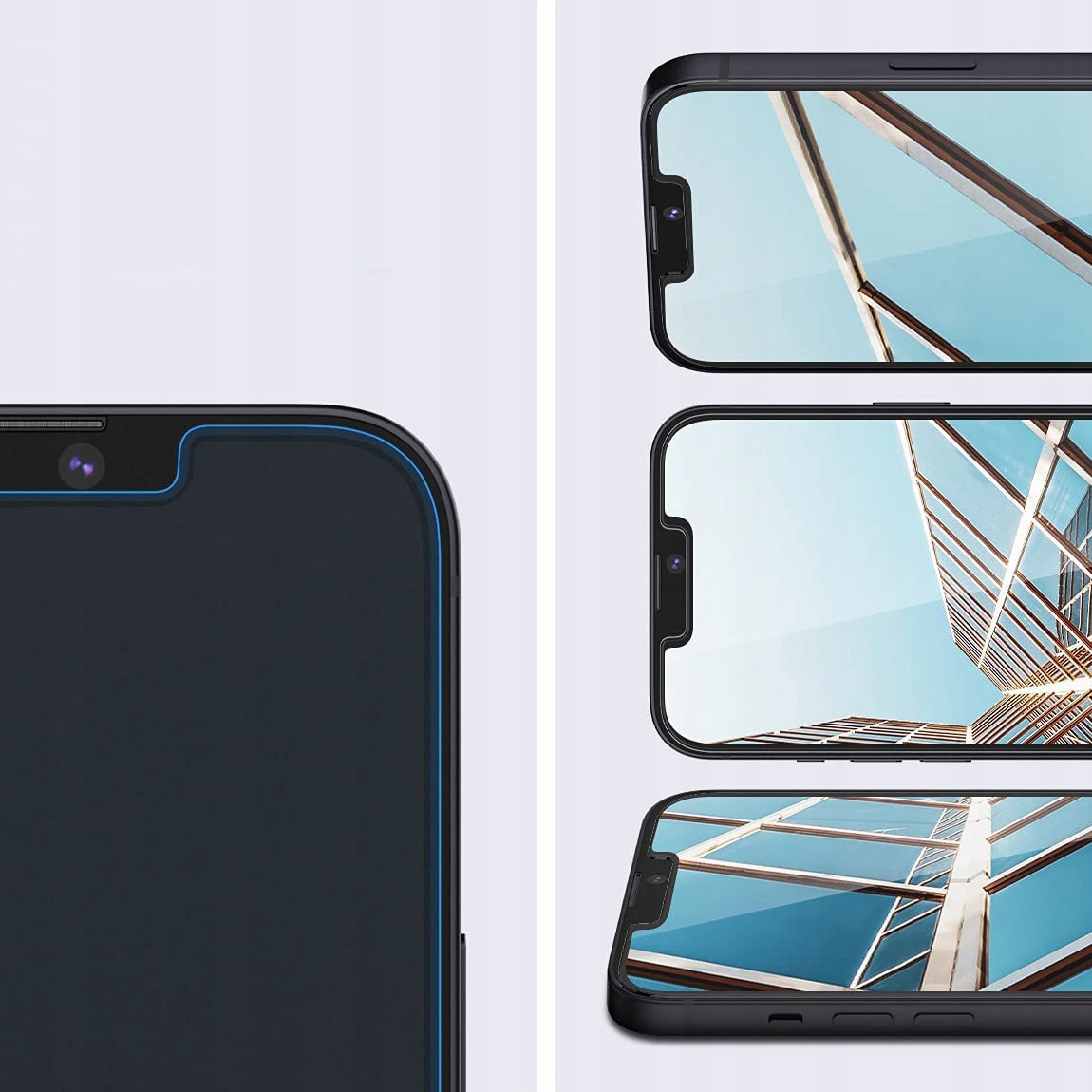 Szkło hartowane do iPhone 13 Mini, Spigen EZ Fit Zestaw do aplikacji tak