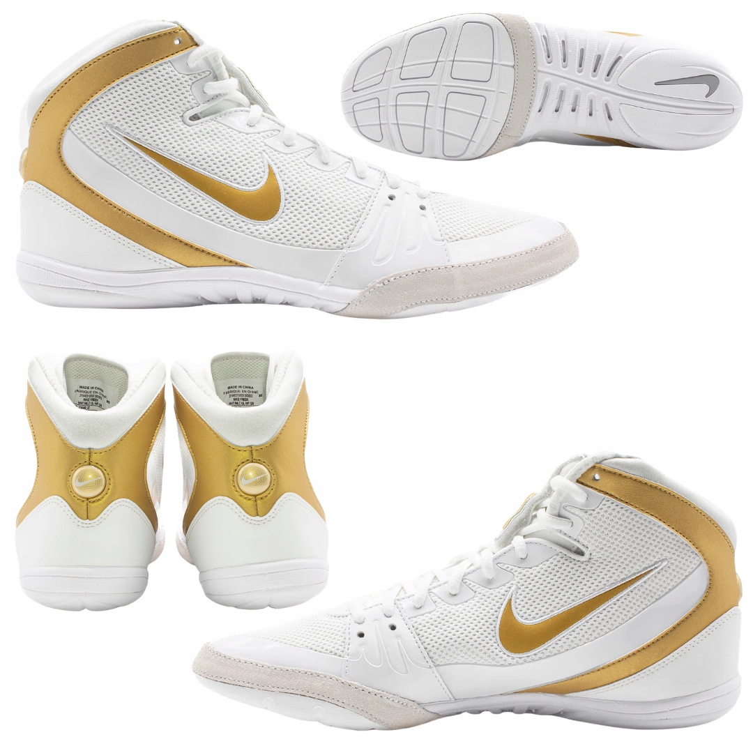 Buty Zapaśnicze Treningowe Męskie Nike Freek Biały/Złoty r. 41
